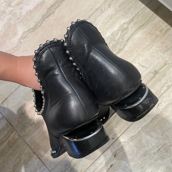 Alexander wang boots studs leather ankle boots - Picture 7 of 8